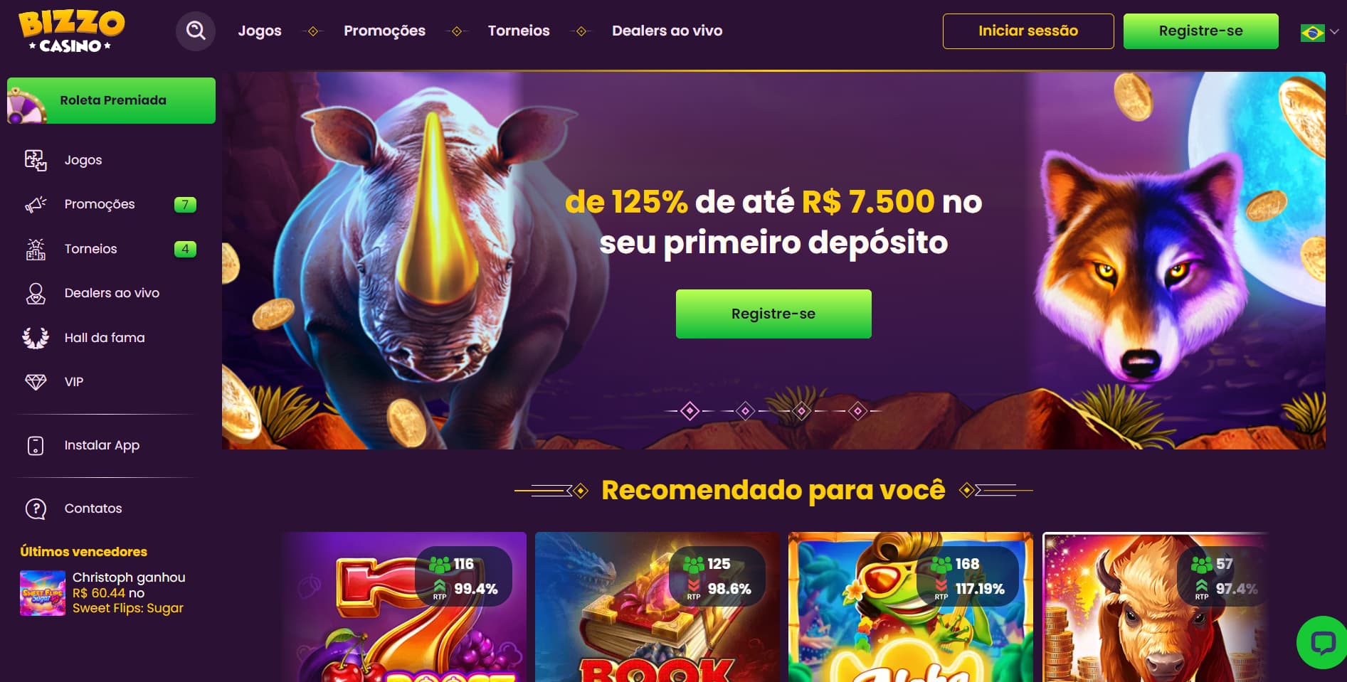 Bizzo Casino Revisão